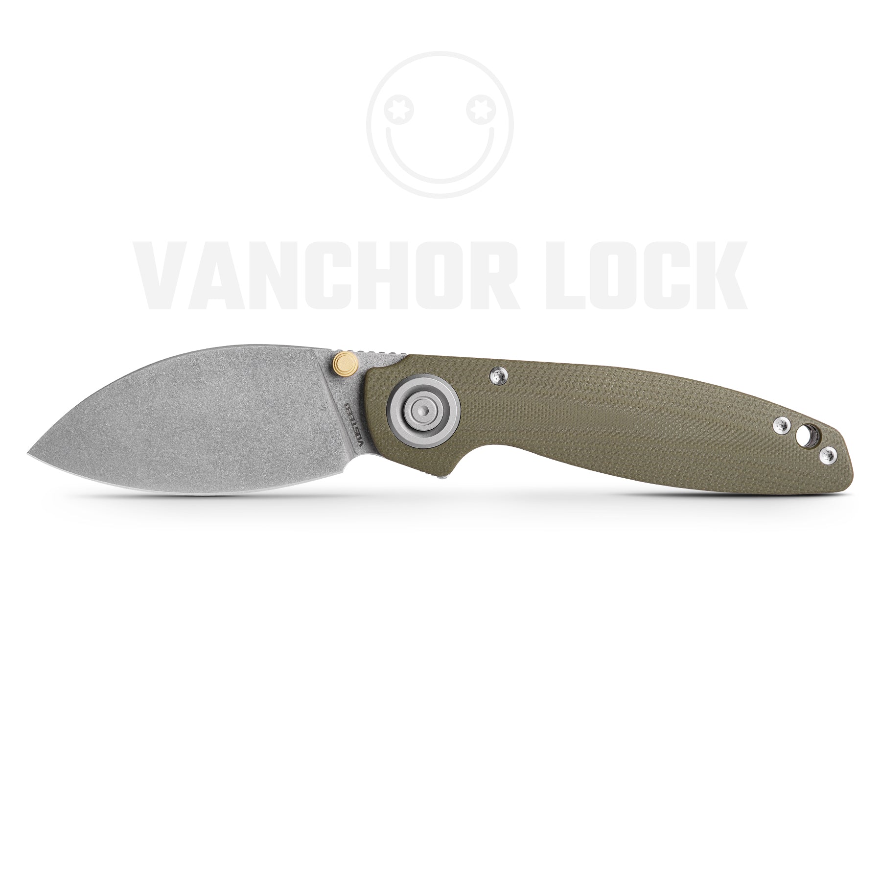 Shilin Cutter® - Vanchor Lock® (2.90" 154CM Blade & G10 Handle) - A2804