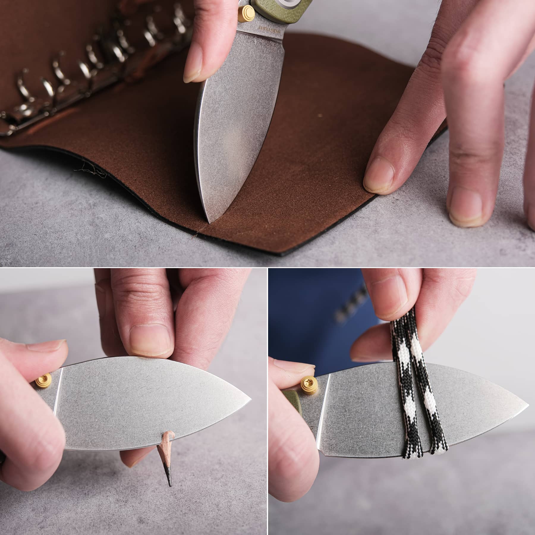 Shilin Cutter® - Vanchor Lock® (2.90" 154CM Blade & G10 Handle) - A2804
