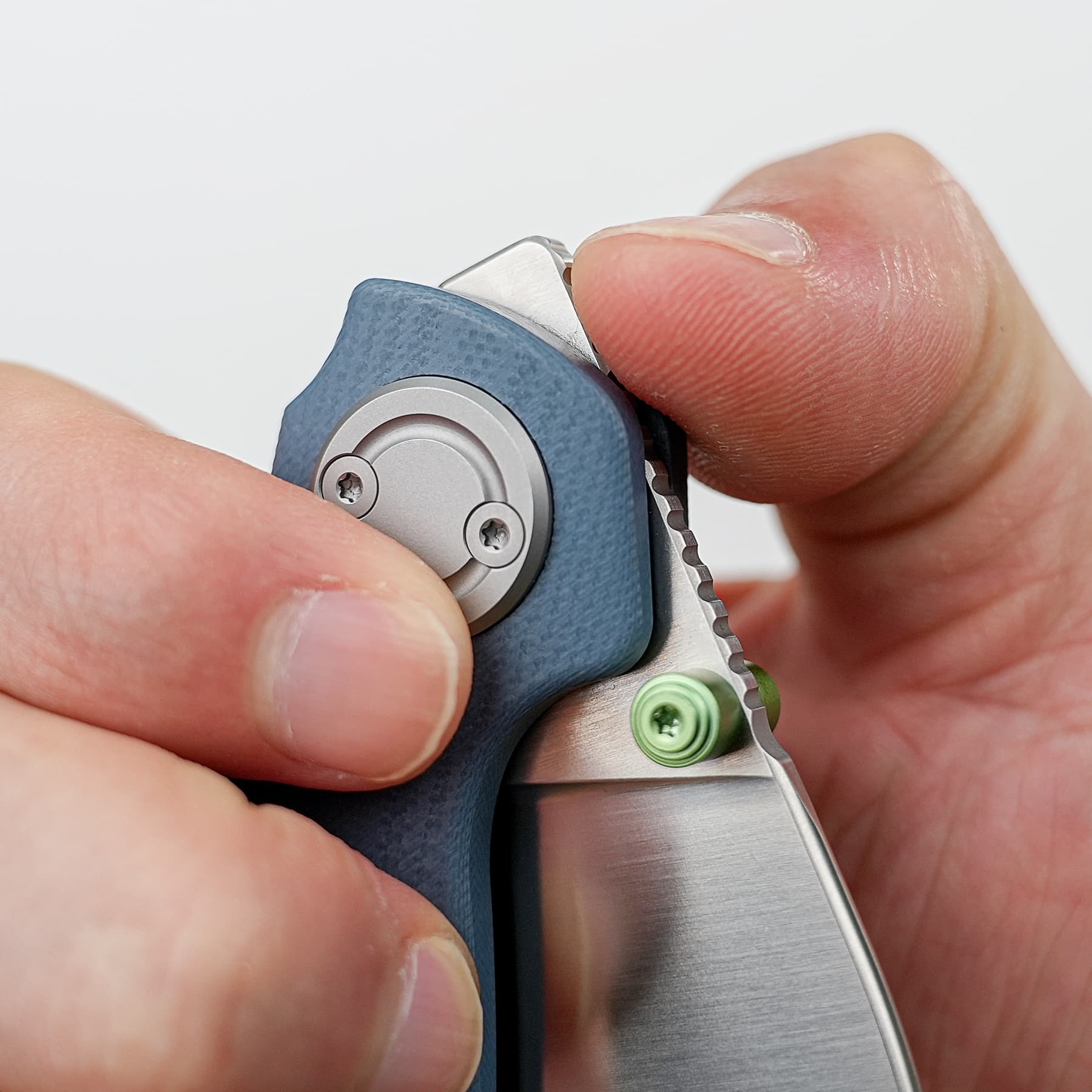 Shilin Cutter 154CM G10 Blue | Vanchor Lock Folding Knife