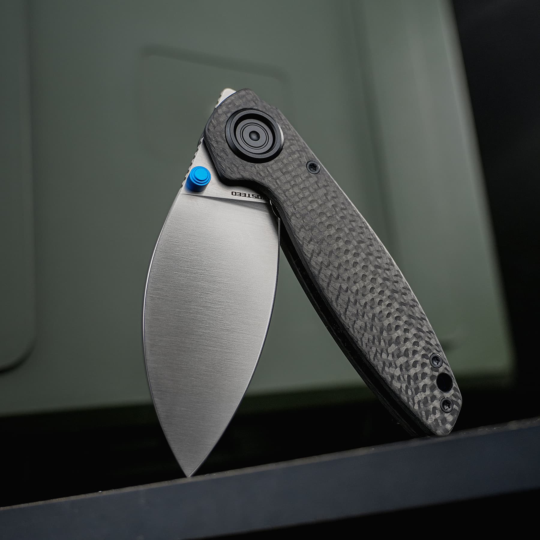 小林 Shilin Elmax Carbon Fiber Knife | Vanchor Lock EDC Master