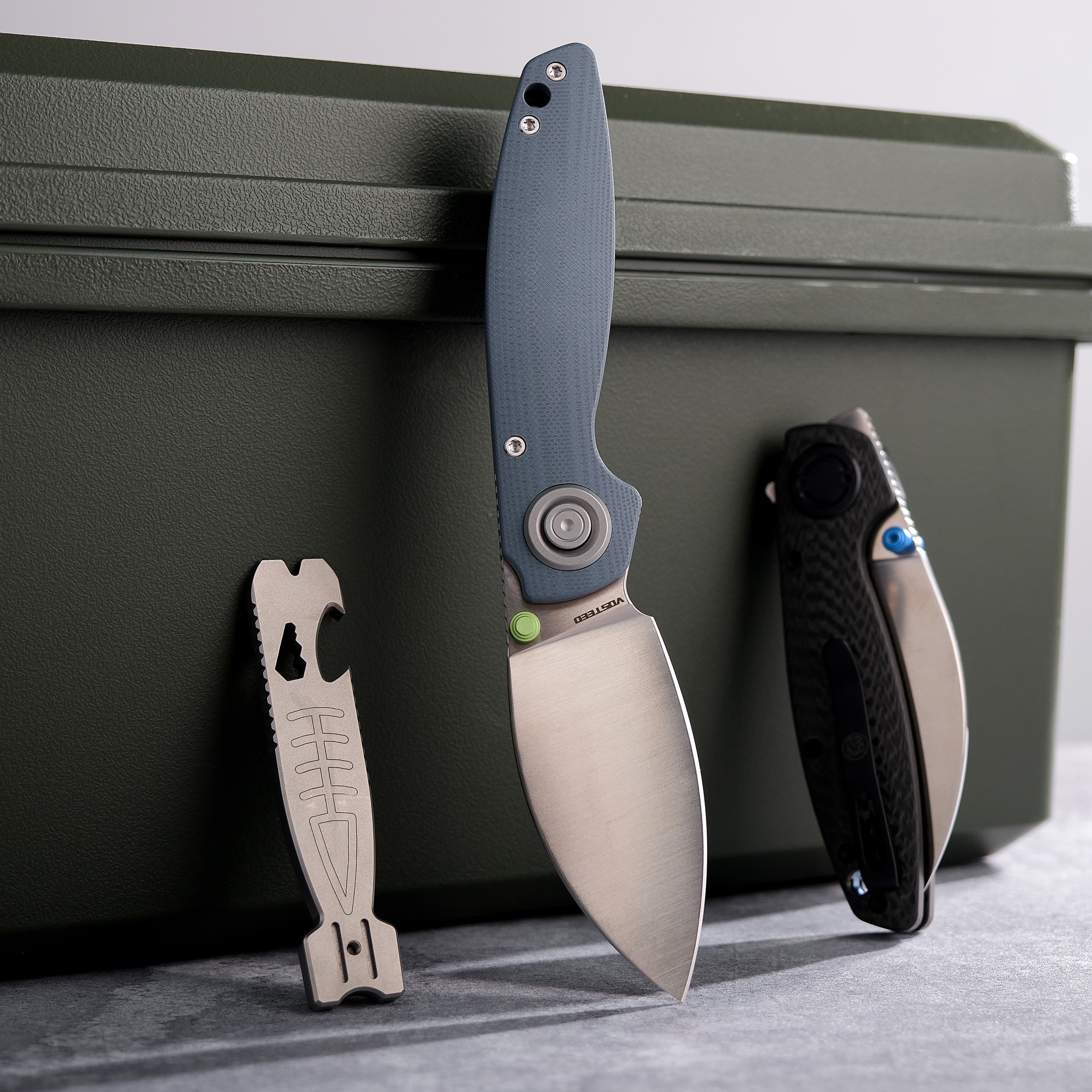 Shilin Cutter® - Vanchor Lock® (2.90" 154CM Blade & G10 Handle) - A2809