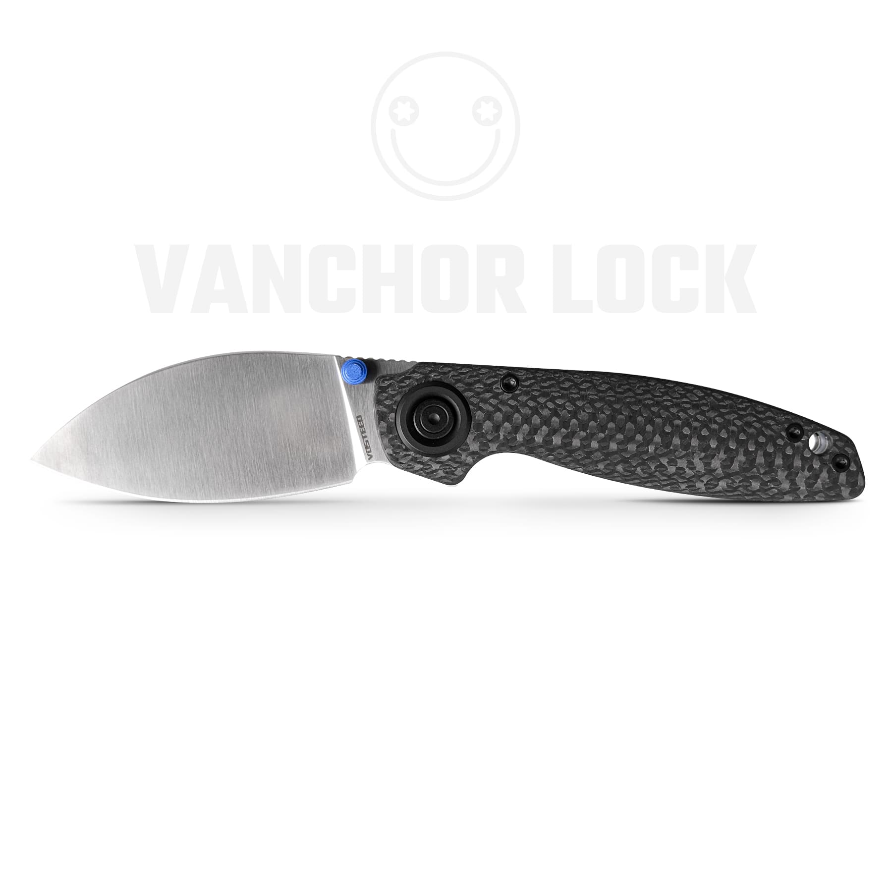 Shilin Cutter® - Vanchor Lock® (2.90" Elmax Blade & Carbon Fiber Handle) - A2810