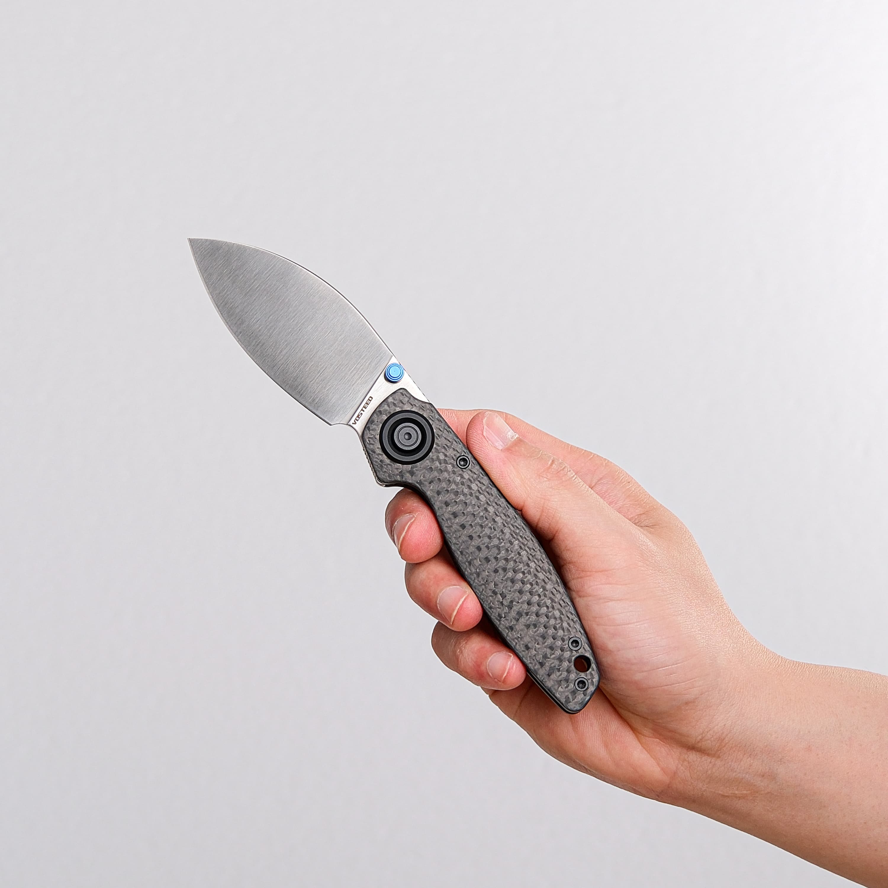 Shilin Cutter® - Vanchor Lock® (2.90" Elmax Blade & Carbon Fiber Handle) - A2810