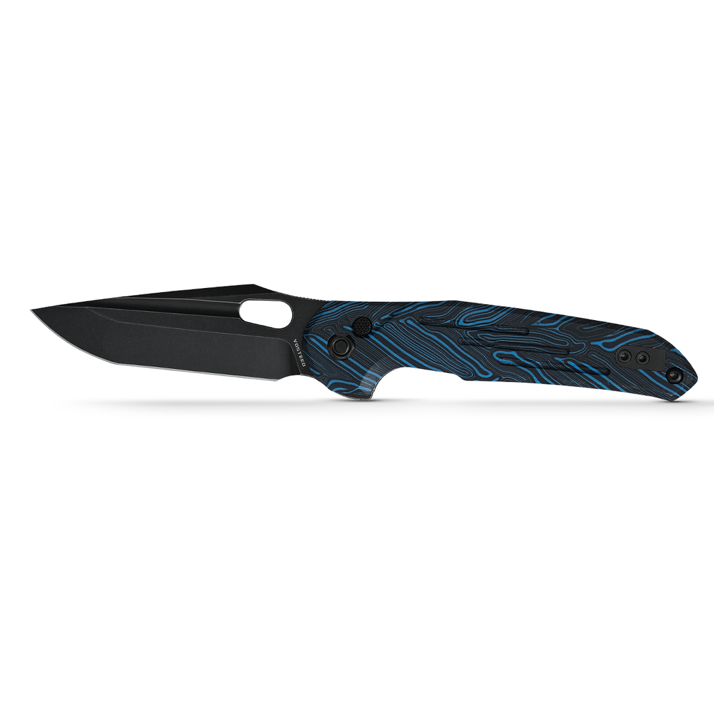 Thunderbird Black G10 Knife | Reliable 154CM Front Flipper