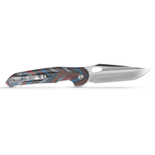 Thunderbird - Trek Lock Knife (3.48" S35VN Blade & Topo G10 Handle) - TB3SG4