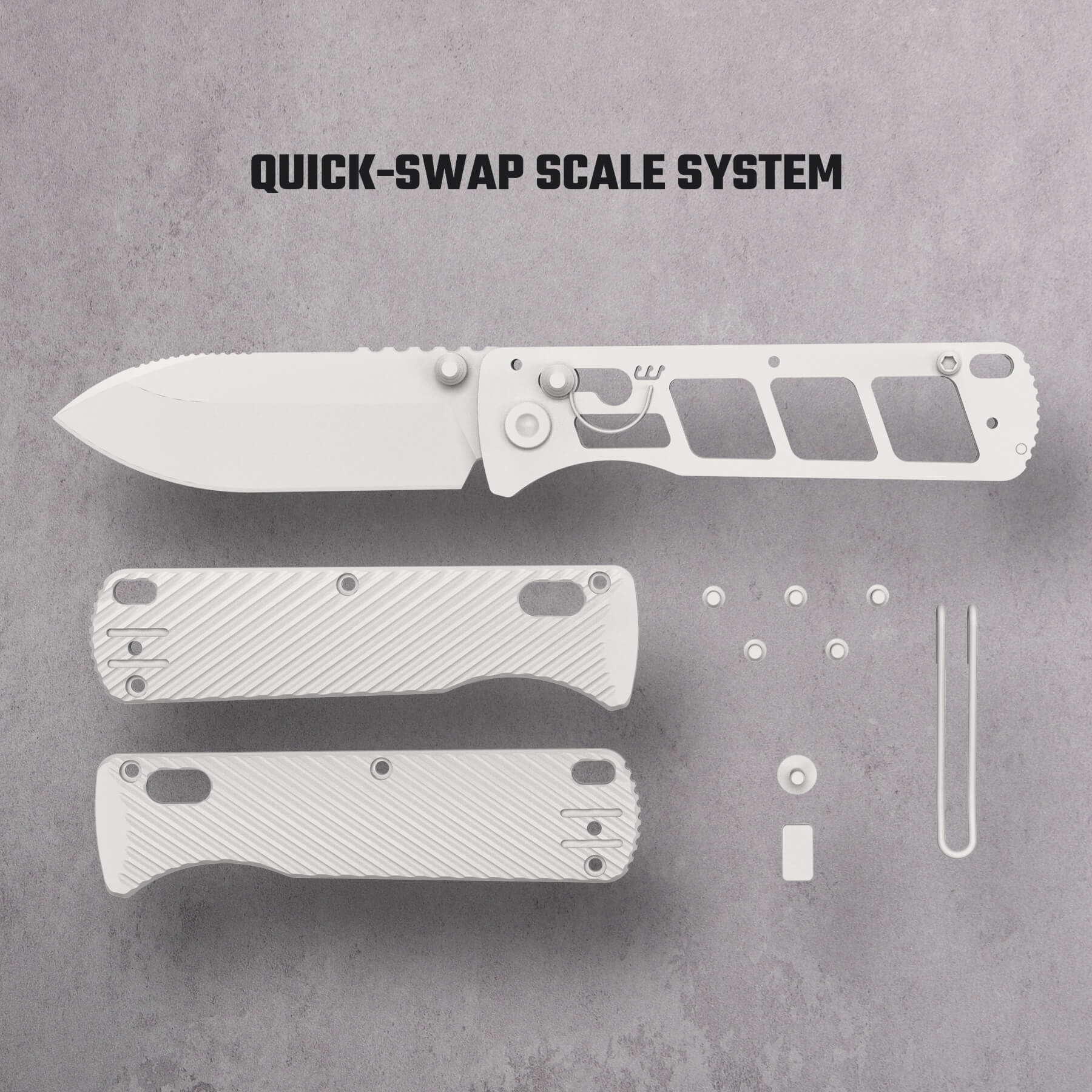Vombat - Crossbar Lock (2.92" M390 Blade & Aluminum Handle) - A4101