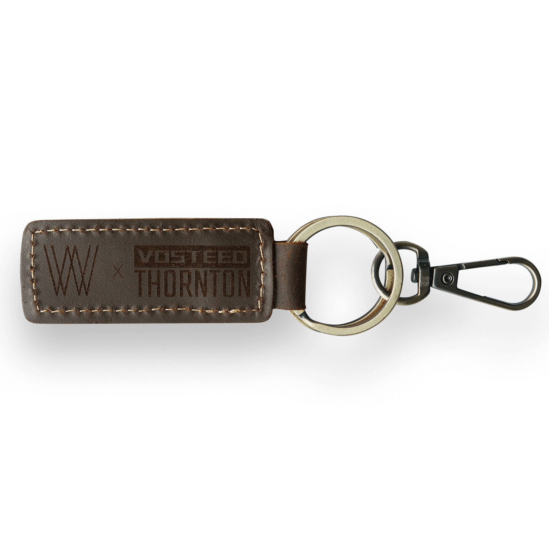 Vosteed x Wayne's Sharp World Leather Keychain