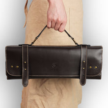 Leather Knife Roll Bag